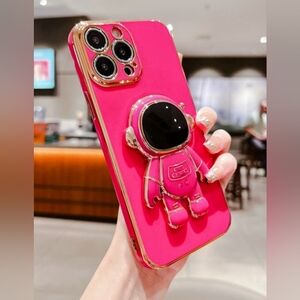 Pink Astronaut Phone Case